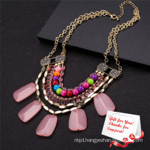 Pink Wedding and Evening Dress Accessories Jewelry Tassel Necklace Gifts